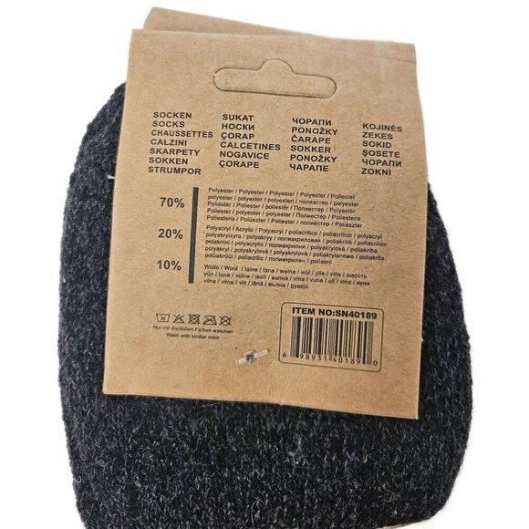 Men Wool Socks Winter Alpaca Solid Warm Boot Casual Thermal Thick 10-13 6-Pack - Picture 3 of 4